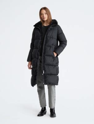 calvin klein women's puffer jacket